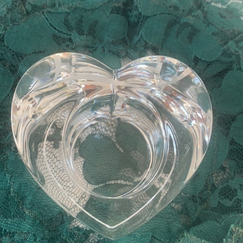 Crystal candle holder